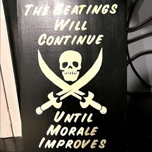 Pirate wood art for boys room. cute and heavy-perfect for pirate themed room